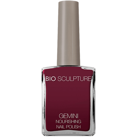 Burgundy nail polish