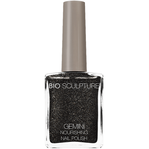 Dark glitter nail polish