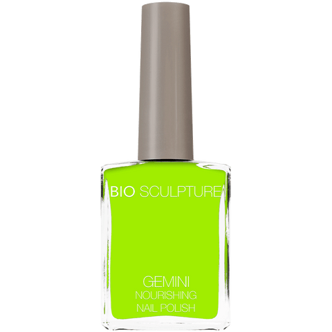 Neon green nail polish